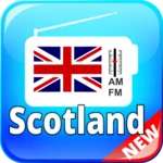 scottish radio stations: scotland radio stations android application logo